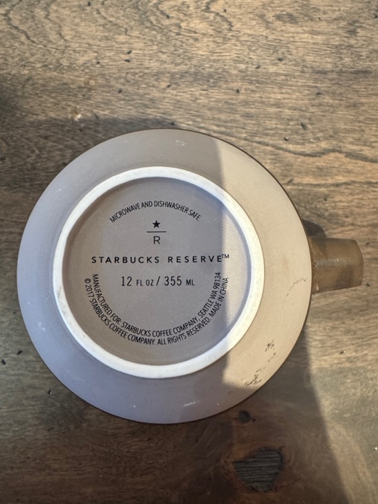 Rare 2017 Starbucks Reserve Tasting Room Roastery Mug - 12oz 355ml - Picture 4 of 4